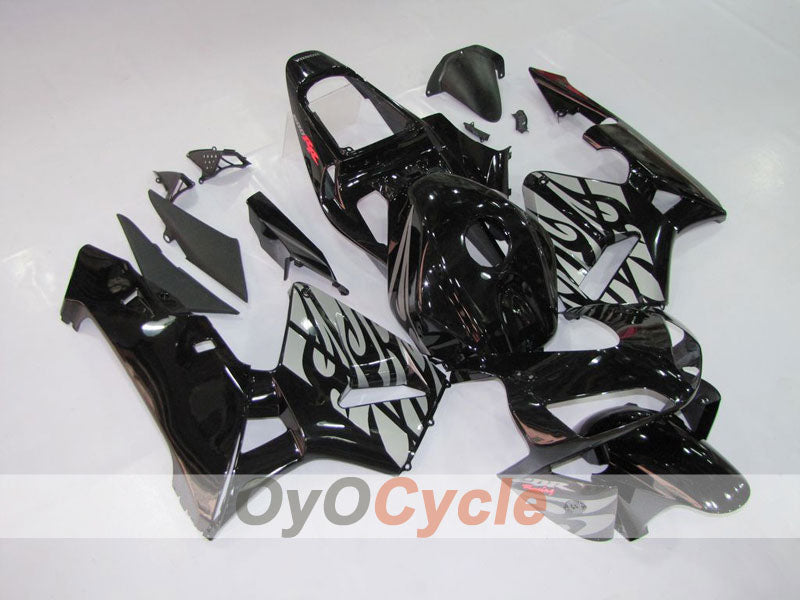 Kit de carénages à injection pour CBR600RR 03-04 - Noir, argent - Flamme #OYO87902510 Image secondaire du produit