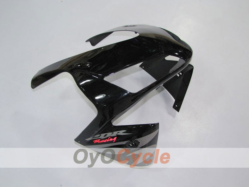 Kit de carénages à injection pour CBR600RR 03-04 - Noir, argent - Flamme #OYO87902510