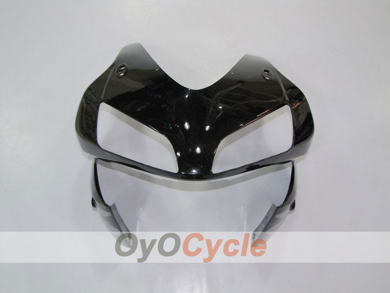 Kit de carénages à injection pour CBR600RR 03-04 - Noir, argent - Flamme #OYO87902510