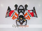 Kit de carénage à injection pour CBR600F4i 01-03 - Orange, noir - MICHELIN, Repsol #OYO87900189