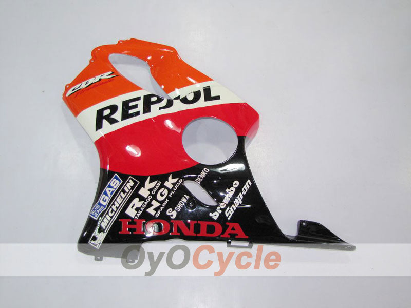 Kit de carénage à injection pour CBR600F4i 01-03 - Orange, noir - MICHELIN, Repsol #OYO87900189