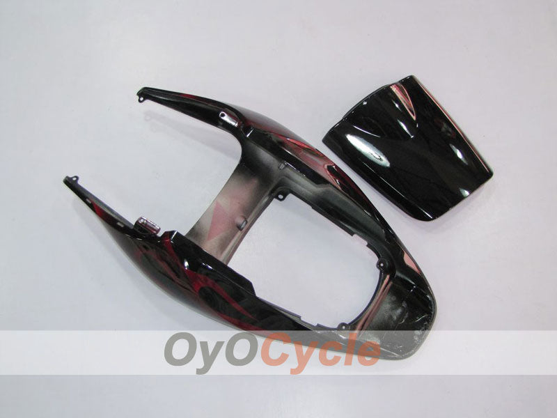Kit de carénages à injection pour CBR600RR 05-06 - Rouge, Noir - Flamme #OYO87900239