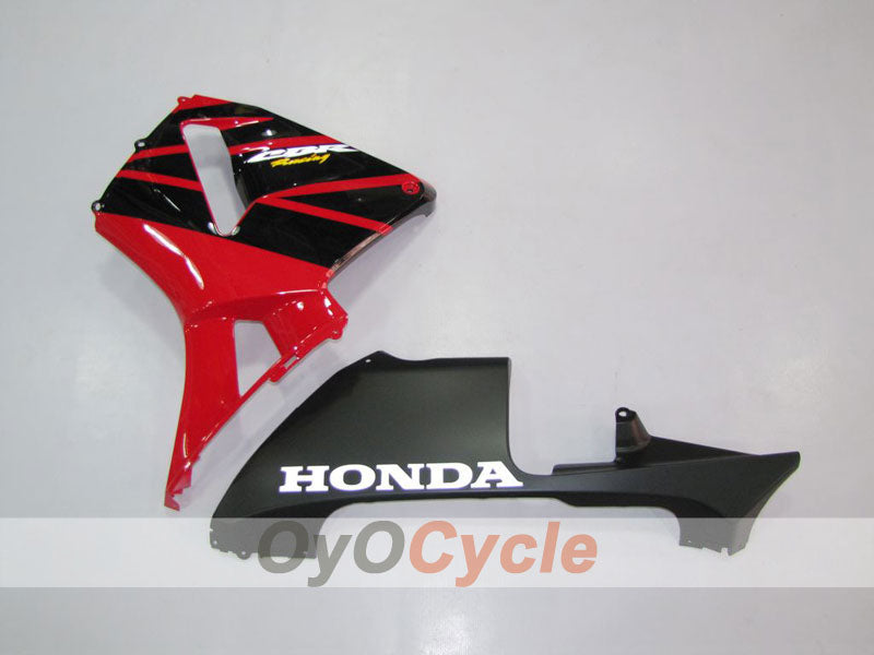 Kit de carénage à injection pour CBR600RR 03-04 - Rouge, Noir - Style d'origine #OYO87902552