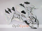 Kit de carénage à injection pour GSX R600 06-07 - Blanc, noir - Flamme #OYO87901495