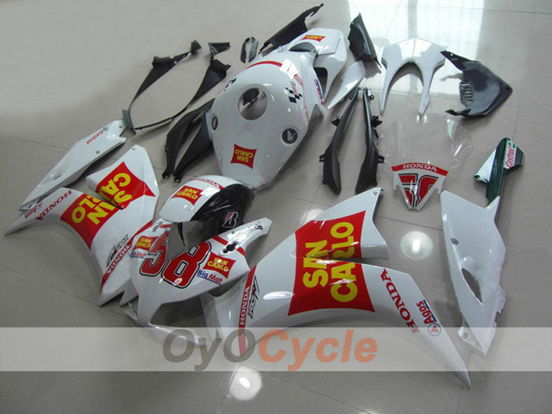 Kit de carénage à injection pour CBR1000RR 12-16 - Rouge, Blanc - Style usine #OYO87903344 Image principale du produit