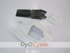Kit de carénage injecté pour GSX R750 06-07 - Blanc, noir - Flamme #OYO87901288