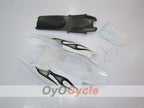 Kit de carénage à injection pour GSX R600 06-07 - Blanc, noir - Flamme #OYO87901495