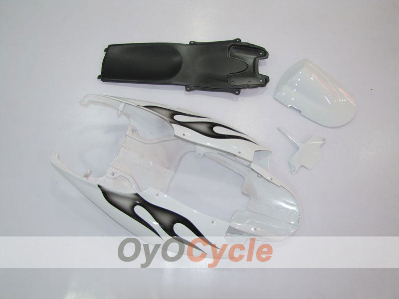 Kit de carénage à injection pour GSX R600 06-07 - Blanc, noir - Flamme #OYO87901495