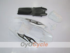 Kit de carénage injecté pour GSX R750 06-07 - Blanc, noir - Flamme #OYO87901288