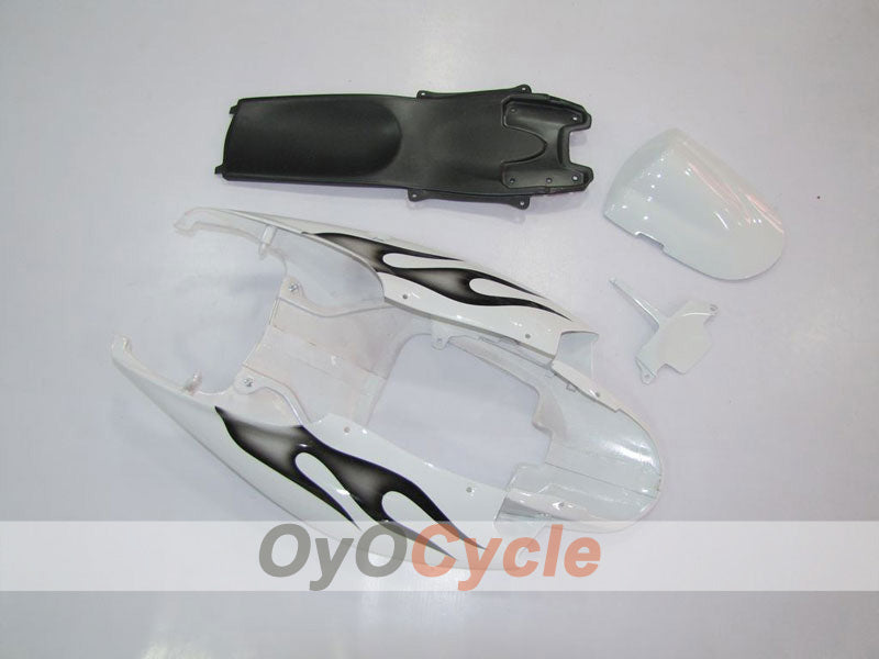 Kit de carénage injecté pour GSX R750 06-07 - Blanc, noir - Flamme #OYO87901288