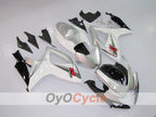 Kit de carénage à injection pour GSX R750 06-07 - Blanc, argenté - Style d'origine #OYO87901319