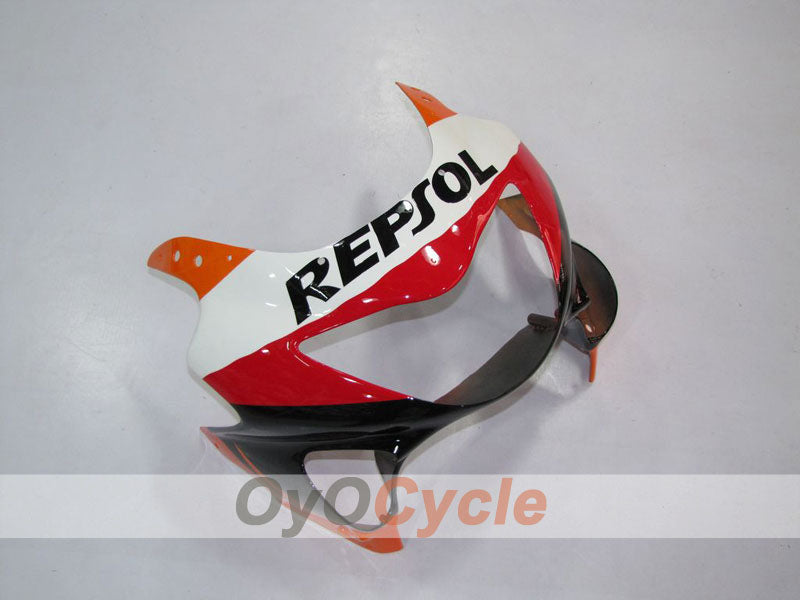 Kit de carénage à injection pour CBR600F4 99-00 - Rouge, Noir - MICHELIN, Repsol #OYO87900142