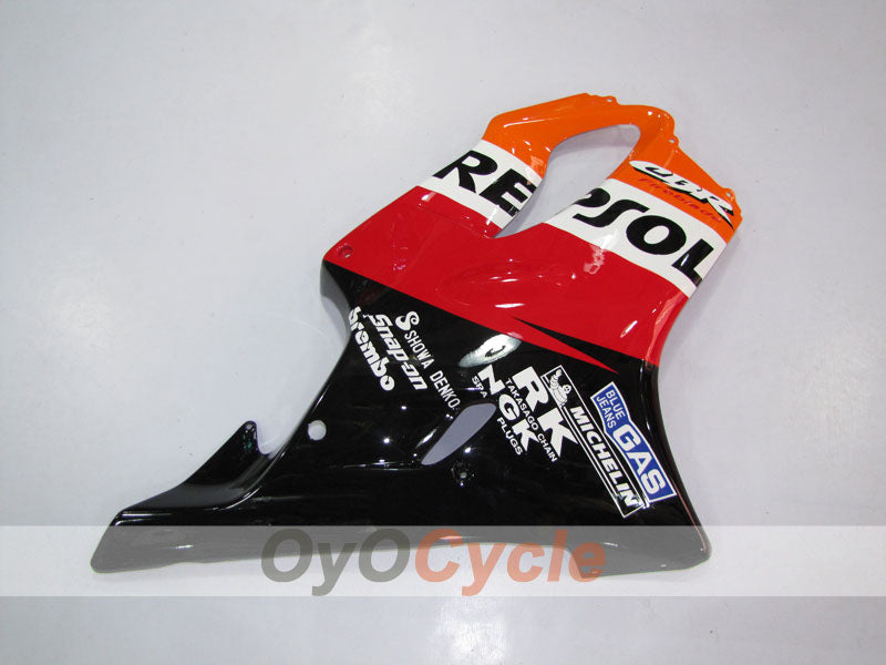 Kit de carénage à injection pour CBR600F4 99-00 - Rouge, Noir - MICHELIN, Repsol #OYO87900142