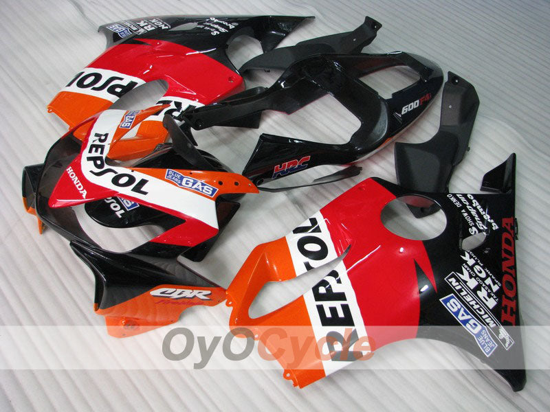 Kit de carénage à injection pour CBR600F4i 01-03 - Orange, Noir - MICHELIN, Repsol #OYO87900187 Image principale du produit