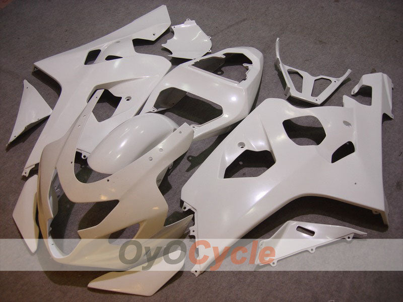 Kit de carénage à injection pour GSXR600 04-05 - Blanc - Style d'usine #OYO87901379