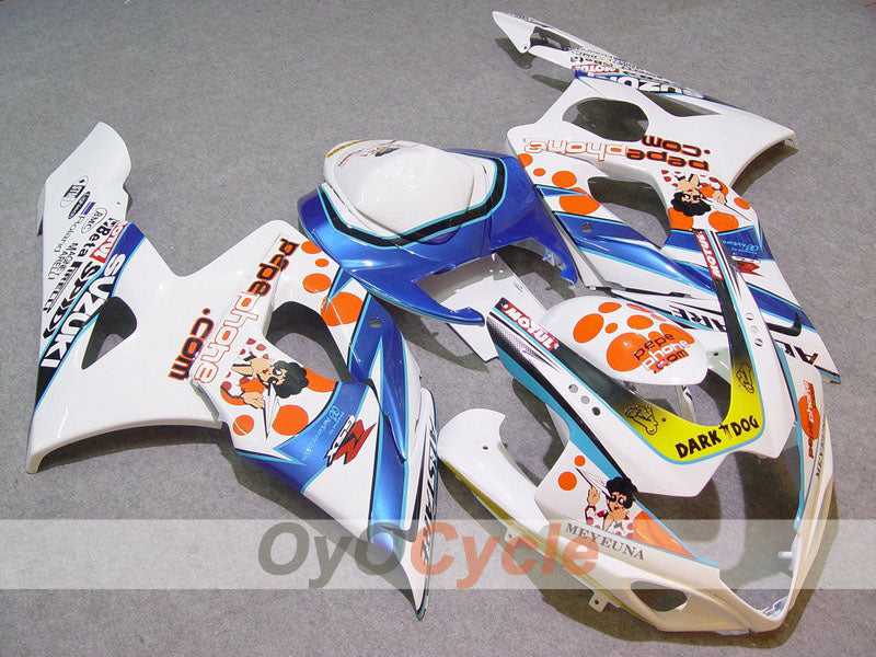 Kit de carénage à injection pour GSX R1000 05-06 - Bleu, blanc - Dark Dog, MOTUL #OYO87901951 Image principale du produit