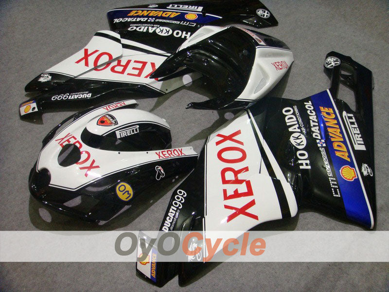 Kit de carénages injectés pour Ducati 999 03-04 - Blanc, Noir - Xerox #OYO87902362 Image principale du produit