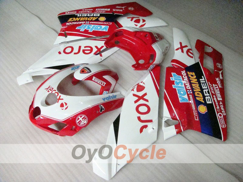 Kit de carénage injecté pour Ducati 999 05-06 - Rouge, Blanc - Xerox #OYO87902383 Image principale du produit