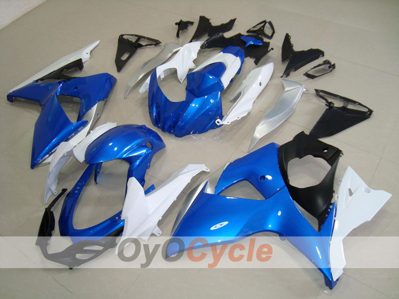Kit de carénage à injection pour GSX R1000 09-16 - Bleu, Blanc - Style d'origine #OYO87902871
