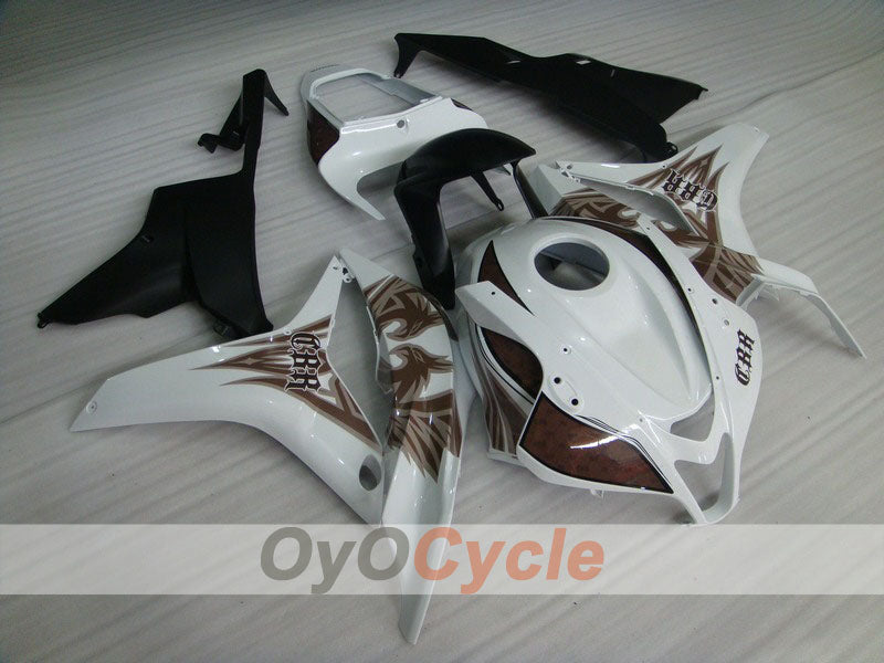 Kit de carénage à injection pour CBR600RR 07-08 - Blanc, noir - Style d’origine #OYO87900394