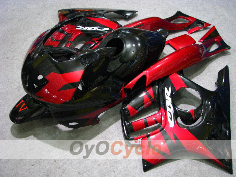 Kit de carénage à injection pour CBR600F3 97-98 - Rouge, Noir - Style d’origine #OYO87900090