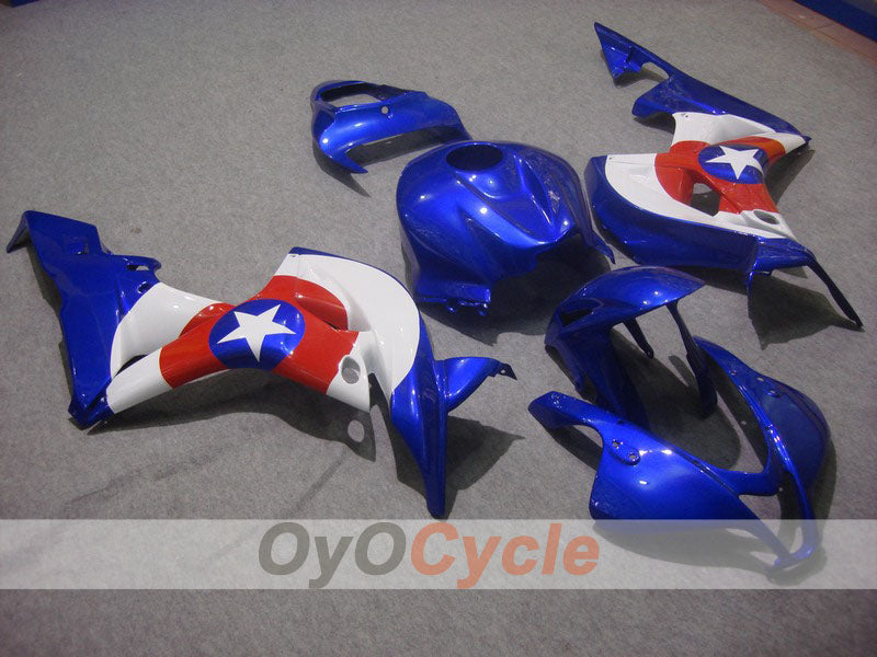 Kit de carénage à injection pour CBR600RR 07-08 - Bleu, blanc - Style d’origine #OYO87900401 Image principale du produit
