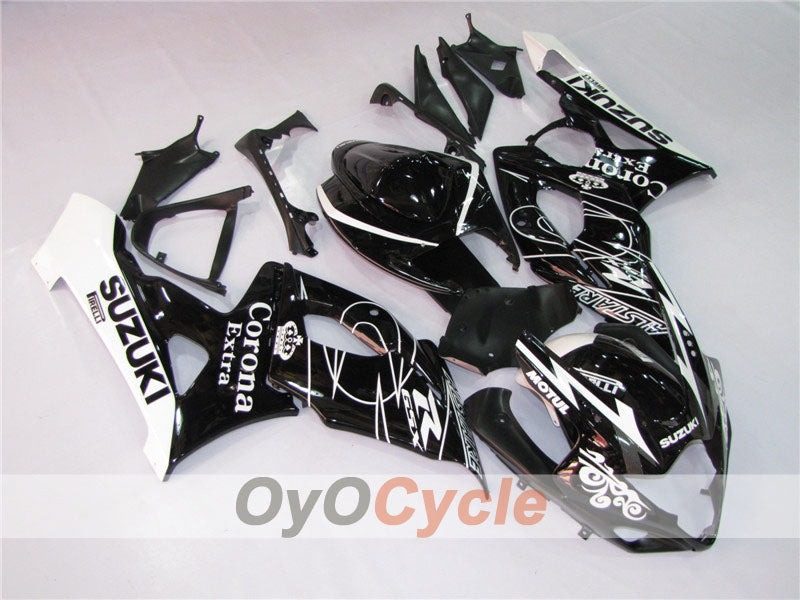 Kit de carénage à injection pour GSX R1000 05-06 - Blanc, Noir - Corona #OYO87901936 Image secondaire du produit