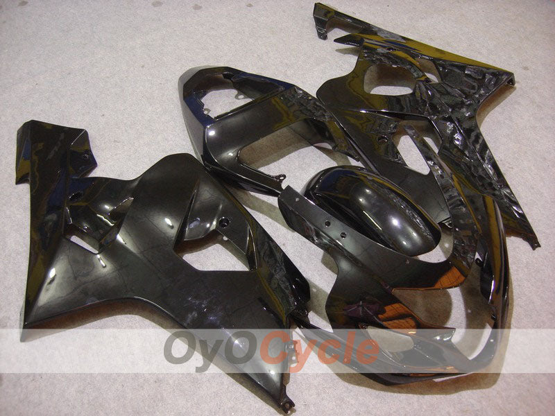 Kit de carénage à injection pour GSXR600 04-05 - Noir - Style d'usine #OYO87901381
