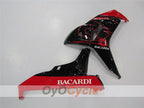 Kit de carénage moulé par injection pour CBR1000RR 06-07 - Rouge, noir - BACARDI #OYO87900550