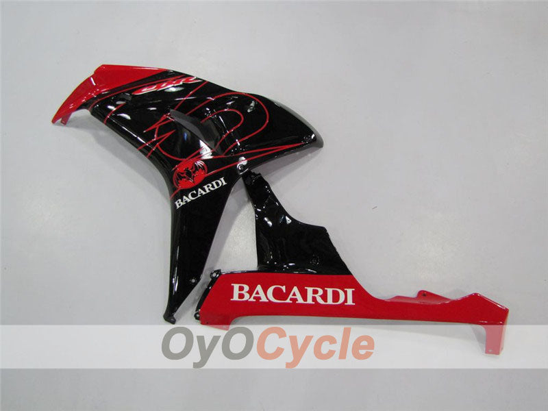 Kit de carénage moulé par injection pour CBR1000RR 06-07 - Rouge, noir - BACARDI #OYO87900550