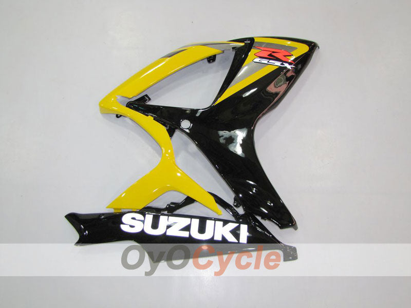 Kit de carénage à injection pour GSX R600 06-07 - Jaune, noir, mat - Style d'origine #OYO87901539