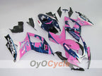 Kit de carénages à injection pour GSX R600 06-07 - Noir, Rose - Corona, MOTUL #OYO87901433