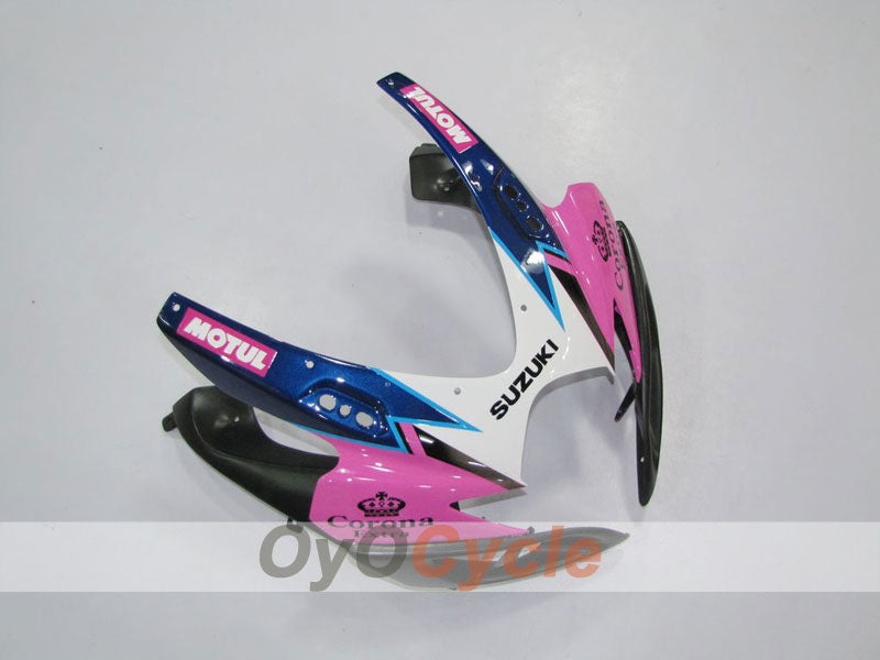 Kit de carénage injecté pour GSX R750 06-07 - Bleu, Rose - Corona #OYO87901263