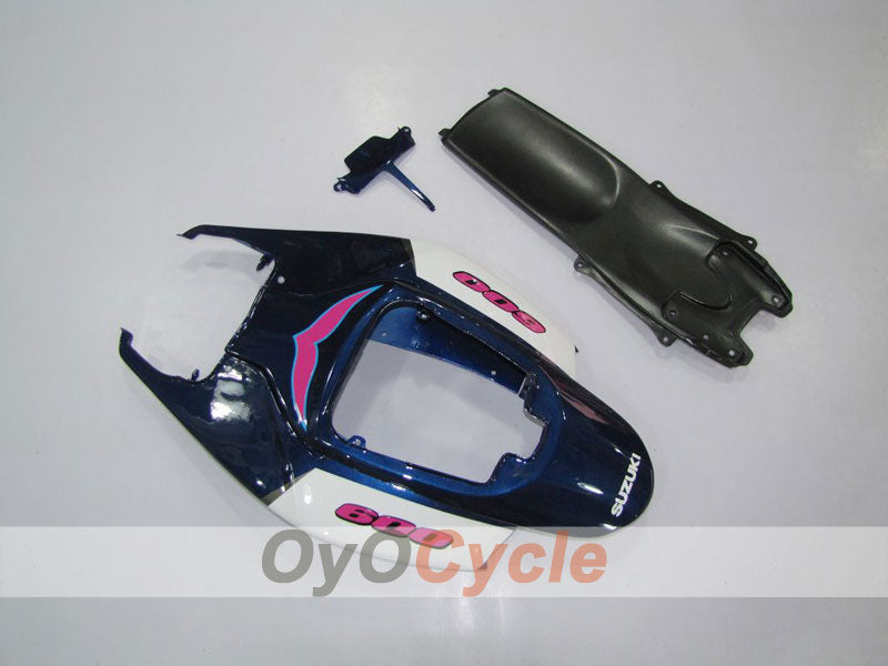Kit de carénages à injection pour GSX R600 06-07 - Noir, Rose - Corona, MOTUL #OYO87901433