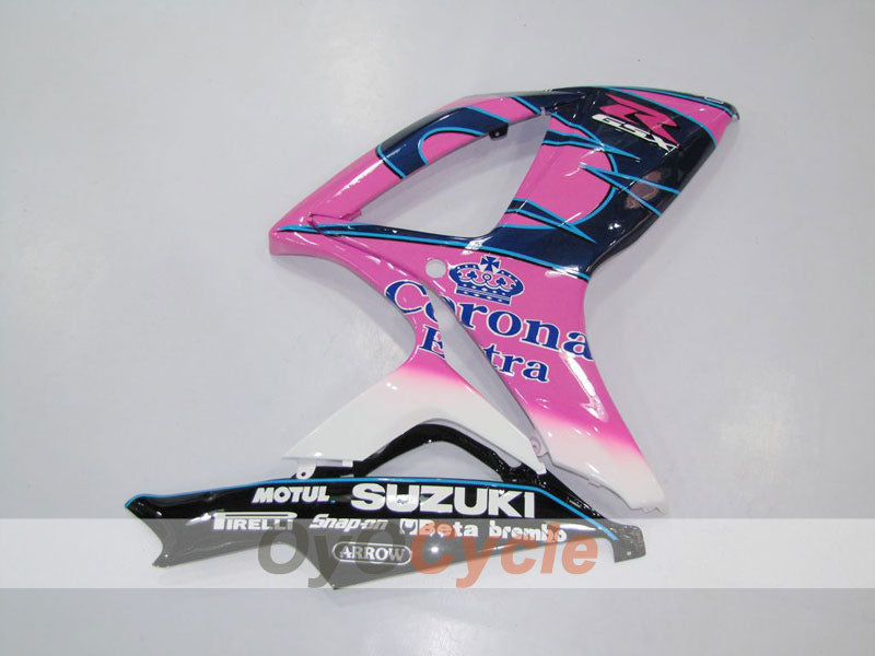 Kit de carénage injecté pour GSX R750 06-07 - Bleu, Rose - Corona #OYO87901263