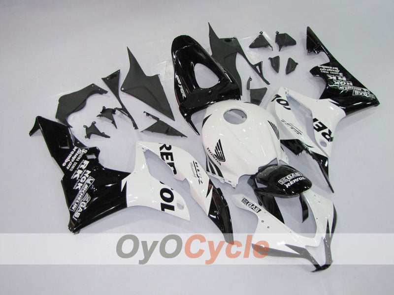 Kit de carénage injecté pour CBR600RR 07-08 - Blanc, Noir - Repsol #OYO87900426 Image secondaire du produit