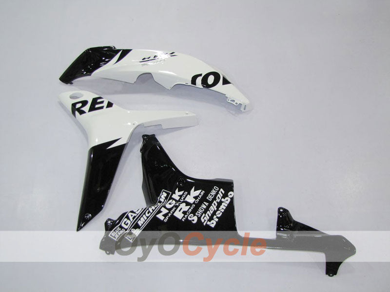 Kit de carénage injecté pour CBR600RR 07-08 - Blanc, Noir - Repsol #OYO87900426