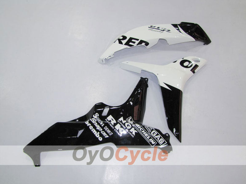 Kit de carénage injecté pour CBR600RR 07-08 - Blanc, Noir - Repsol #OYO87900426