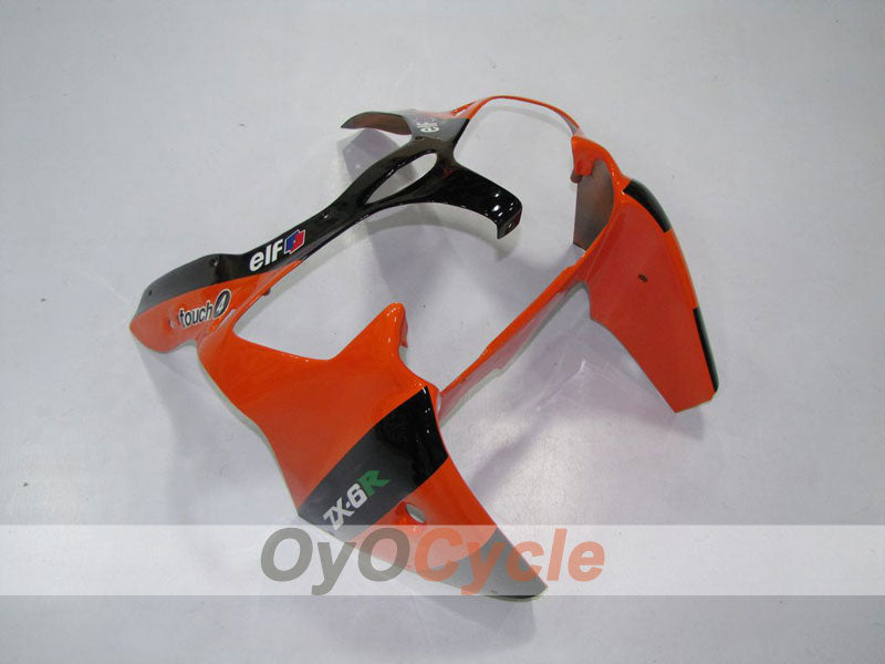 Kit de carénage injecté pour NINJA ZX-6R 00-02 - Orange, noir - Monster #OYO87901715