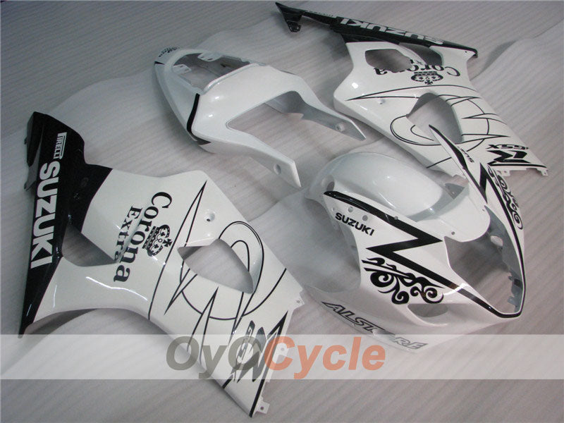 Kit de carénage à injection pour GSX R1000 03-04 - Blanc, noir - Corona #OYO87901824 Image principale du produit