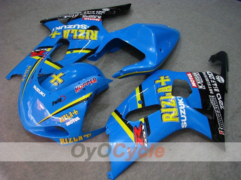 Kit de carénage à injection pour GSX R1000 00-02 - Bleu, Noir - MOTUL, Rizla+ #OYO87901808 Image principale du produit