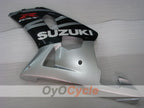 Kit de carénage à injection pour GSX R600 01-03 - Noir, argent - Style d'origine #OYO87901139