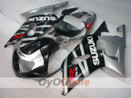 Kit de carénage à injection pour GSX R600 01-03 - Noir, argent - Style d'origine #OYO87901139