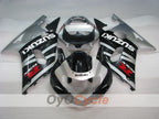 Kit de carénage à injection pour GSX R600 01-03 - Noir, argent - Style d'origine #OYO87901139