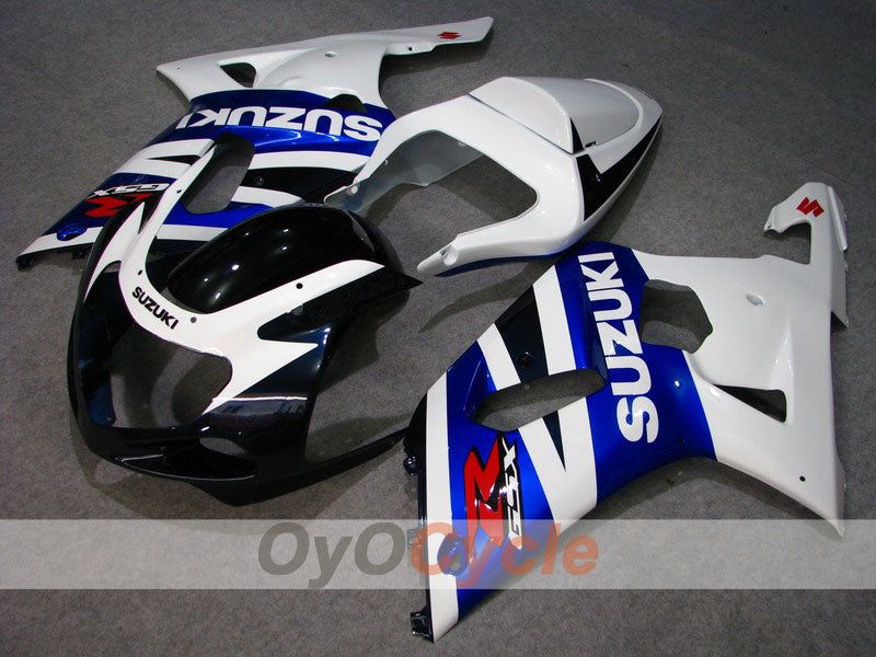 Kit de carénage à injection pour GSX R750 00-03 - Bleu, blanc - Style d'origine #OYO87901137 Image principale du produit