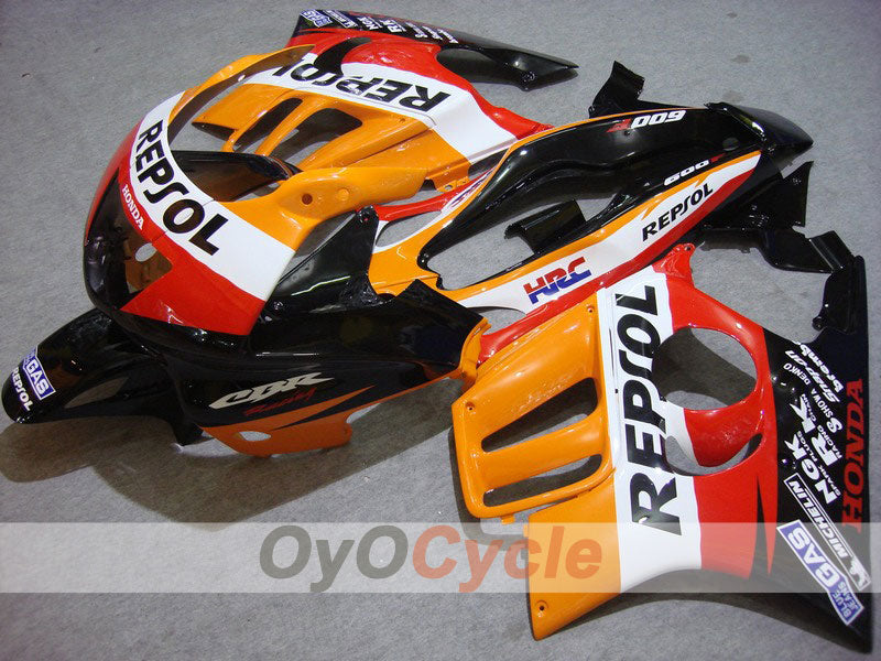 Kit de carénage à injection pour CBR600F3 95-96 - Orange, Noir - Repsol #OYO87902764 Image principale du produit