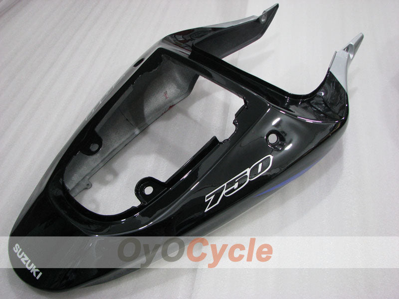 Kit de carénage injecté pour GSX R750 00-03 - Bleu, noir - Style d'origine #OYO87905132