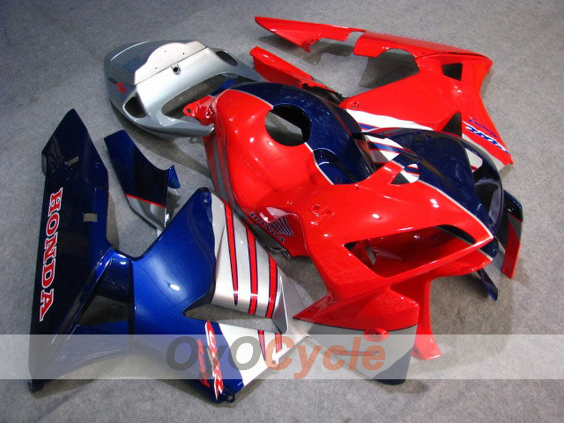 Kit de carénage à injection pour CBR600RR 05-06 - Rouge, Bleu - Style usine #OYO87900321