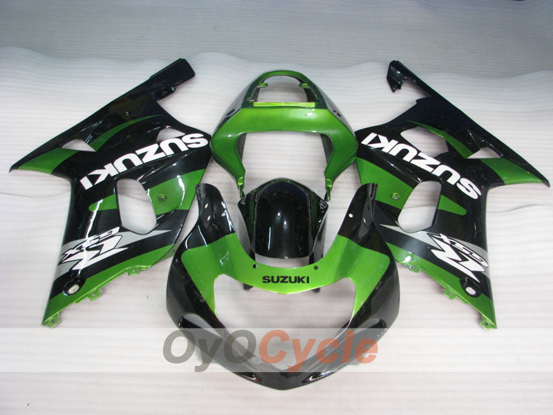 Kit de carénage à injection pour GSX R750 00-03 - Vert, noir - Style d’origine #OYO87905162 Image secondaire du produit