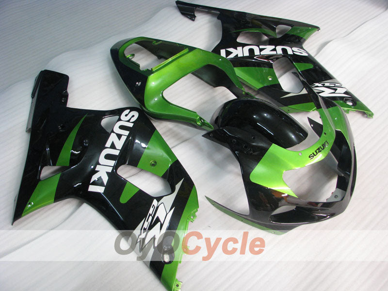 Kit de carénage à injection pour GSX R1000 00-02 - Vert, Noir - Style d'origine #OYO87905208 Image principale du produit